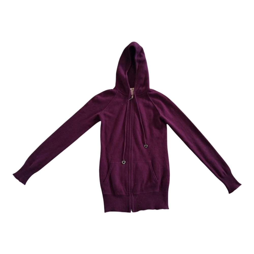 Juicy Couture Y2K  Purple Zip-Up Hoodie